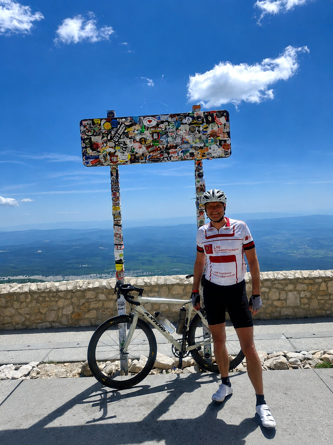 Dirk Peretzki am Mont Ventoux
